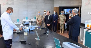 الرئيس السيسي: المياه اللى بنعالجها فى محطة بحر البقر جودتها عالية للزراعة