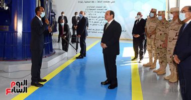 الرئيس السيسي: شارفنا على الانتهاء من التكريك الكامل لبحيرة المنزلة