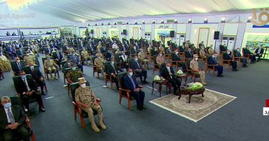 بدء فعاليات افتتاح محطة معالجة مياه مصرف بحر البقر بحضور الرئيس السيسي