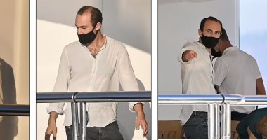 الممثل المصري خالد عبد الله في موقع The Crown للقيام بدور دودي الفايد.. صور