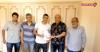غزل المحلة يضم معاذ الحناوي فى صفقة انتقال حر لمدة موسمين ..صور 