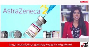 فيديو.. تعرف على الفئات الممنوعة من الحصول على لقاح أسترازينكا فى مصر