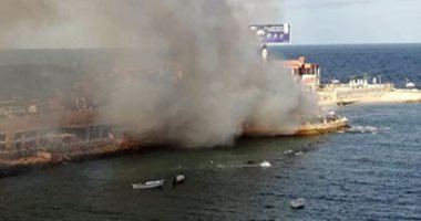 نيابة الرمل بالإسكندرية: حريق جليم فى الدور الاول بغرفة المثلجات بسبب ماس كهربائى