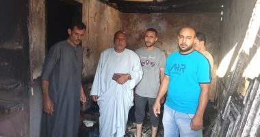 مصرع طفل وسيدة وإصابة 9 آخرين فى حريق ضخم بكفر الشيخ.. فيديو