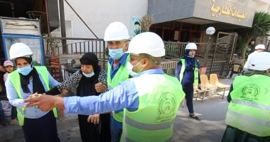 محاكاة لمكافحة حريق والإخلاء الآمن للمرضى بمبنى مركز طب وجراحة العيون بجامعة المنصورة