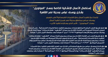 التحويلات المرورية بالمعادى ومصر القديمة بعد غلق مطلع دائرى المريوطية.. إنفوجراف