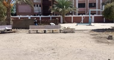المدارس تستعد للعام الدراسى.. أعمال صيانة بمدارس بنى سويف قبل بدء الدراسة.. لايف