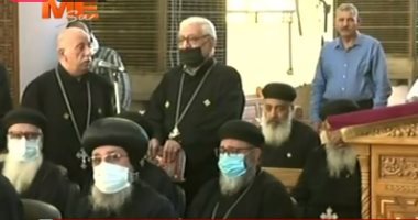مطرانية أسوان للأقباط الأرثوذكس تقيم صلاة الثالث للأنبا هدرا الراحل