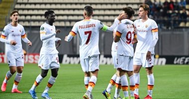 روما يحسم مواجهة زوريا لوهانسك بثلاثية فى دورى المؤتمر الأوروبى.. فيديو