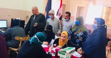 شباب كفر الشيخ والمجلس القومى للمرأة والصحة يستقبلون راغبى تلقى لقاح كورونا