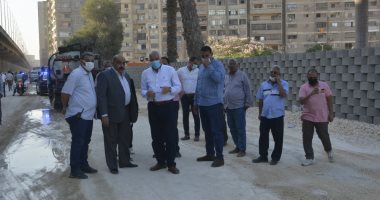 محافظة الجيزة ترصف طريق المريوطية بعد توسعته
