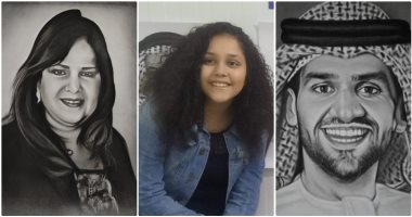 فنانة من كى جى وان.. "آمال" ترسم البورتريه بالرصاص والفحم من عمر 5 سنوات