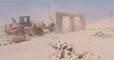 إزالة 603 حالات تعد على أملاك الدولة وأراضى زراعية فى بنى سويف