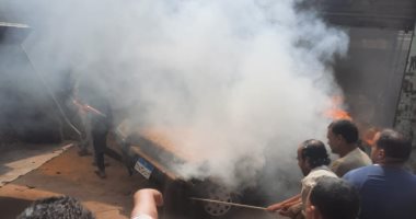 السيطرة على حريق بسيارة داخل ورشة سمكرة فى المنوفية دون إصابات بشرية