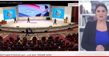 رئيس المحكمة الدستورية: الرئيس لم يتوقف لحظة عن دعم القضاء.. فيديو