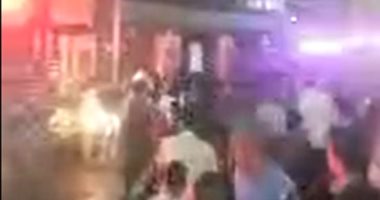 بث مباشر.. السيطرة على حريق في مول ملابس شهير بالبحيرة 