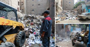 محافظة القاهرة تنفذ أكبر حملة لرفع التراكمات التاريخية من الخرابات والأراضى الفضاء بالسيدة زينب.. رفع 700 ألف متر "رتش" بمحيط سور مجرى العيون.. والأهالى: "الخرابات بقالها 20 سنة محدش قرب لها".. صور وفيديو