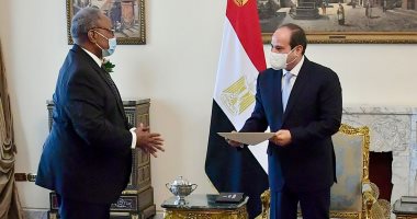 الرئيس السيسي يتلقى رسالة من تشيسيكيدى الرئيس الحالى للاتحاد الأفريقى