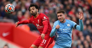 محمد صلاح يسجل هدفا عالميا لـ ليفربول أمام مان سيتي ويعدل النتيجة 1/2