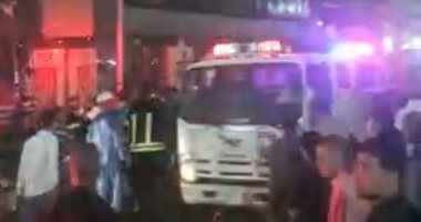 تفاصيل حريق هائل داخل مول شهير بالبحيرة تسبب في احتراق واجهة المول والطابق الثالث