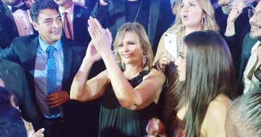 شاهد يسرا ودرة فى حفل زفاف نجل شقيق حميد الشاعرى
