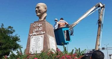 تنظيف وصيانة التماثيل بأسوان من خلال لجنة متخصصة‎‎
