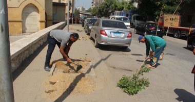 محافظة القاهرة تجمل حى السيدة زينب بأيدى عمال هيئة النظافة.. صور