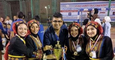جامعة العريش تحصل على أول مراكز الألعاب الترويحية بمهرجان الأسر الطلابية بالجامعات