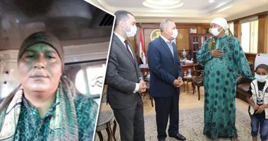 سيدة الجامبو..  32 سنة من الكفاح انتهت بتكريم رئيس الجمهورية.. عملت فى عمر الـ11 بالعديد من المهن.. "فايزة حلوسة": لفيت محافظات مصر من أجل اللقمة الحلال ولو سمعت كلام الناس مش هاكل عيش