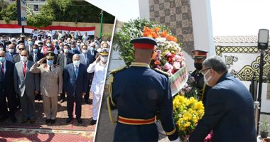 الذكرى 48 لانتصارات أكتوبر.. المحافظون يضعون أكاليل الزهور على قبر الجندى المجهول.. القيادات الأمنية والتنفيذية ينظمون احتفاليات على أنغام الموسيقى العسكرية.. ويهنئون الرئيس السيسى بيوم العبور 