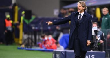 مانشيني: منتخب إيطاليا شاب وأعتذر للخسارة.. وكان يجب على بونوتشي الحذر