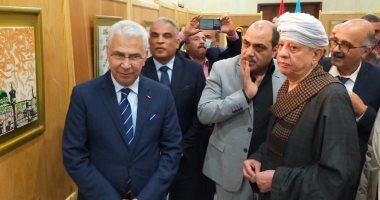 الشيخ ياسين التهامي يفتتح معرض سبحة صوفية بجامعة طنطا.. فيديو وصور