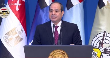 الرئيس السيسى: "يا رب أسألك أن تعطينا وترضينا وتكرمنا وتنصرنا وتسترنا"
