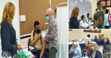 طوارئ بجامعة عين شمس مع بدء العام الدراسى الجديد.. الكليات تسارع الزمن لإنهاء تطعيم الطلاب بلقاح كورونا.. الانتهاء من صيانة المدرجات والمعامل وجداول المحاضرات.. واستعدادات خاصة بالكواشف الحرارية والكمامات.. صور