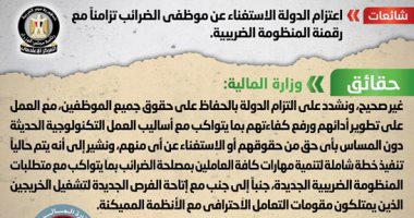 الحكومة تنفى الاستغناء عن موظفى الضرائب تزامنا مع رقمنة المنظومة الضريبية 
