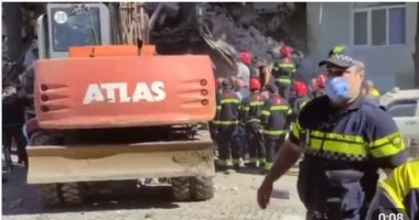 انهيار مبنى سكنى فى مدينة باتومى الجورجية.. فيديو وصور