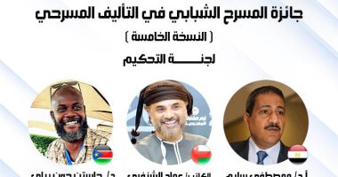 شرم الشيخ الدولى للمسرح الشبابى يكشف أسماء مرشحى جائزة لينين الرملي بالتأليف المسرحي