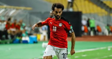 "احتفال.. إصرار.. تحدى" محمد صلاح فى 4 مشاهد من مباراة مصر وليبيا.. صور