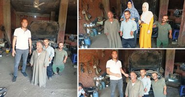 عائلة لا تعرف المستحيل.. قصة كفاح مثيرة لمحمد درويش أقدم سمكرى وأولاده من قصار القامة.. ويؤكد: بدأت حياتى بورشة من البوص حتى أصبحت أشهر صنايعى بالمنوفية والتفانى فى العمل سر نجاحى.. وابنته: فخورة بوالدى.. فيديو