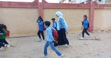 انطلاق العام الدراسى الجديد فى شمال سيناء بكلمة عن نصر أكتوبر