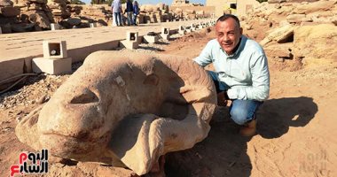 مصر ما زالت تبوح بكنوزها.. اكتشاف رؤوس كباش جديدة أثناء أعمال حفائر بالأقصر