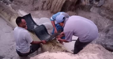 مياه القناة تنتهى من إصلاح خطوط الشرب بالإسماعيلية والقنطرة شرق