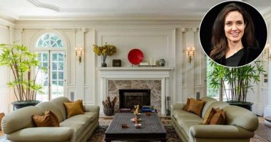 الـ Living room عند المشاهير شكله إيه؟.. أنجلينا جولي بتطل على لوس أنجلوس