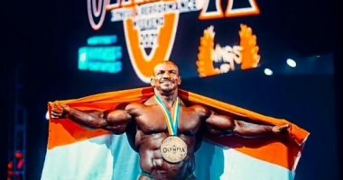بيج رامي حديث العالم بعد تتويجه بـ"مستر أولمبيا" للمرة الثانية على التوالى