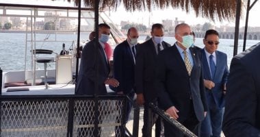 وزير الرى يصل القناطر الخيرية لعقد مؤتمر إدارة الموارد المائية بمصر..لايف وصور
