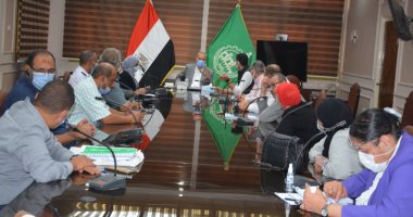 محافظ القليوبية يبحث بدء المرحلة الثانية لتطوير شارع فريد ندا فى بنها