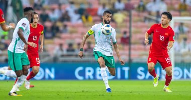 تصفيات كاس العالم.. منتخب السعودية يتفوق على الصين بثنائية فى الشوط الأول 