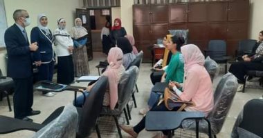 جامعة حلوان تنجح فى محو أمية 2158 مواطنا وتحتل المركز 12 على مستوى الجامعات