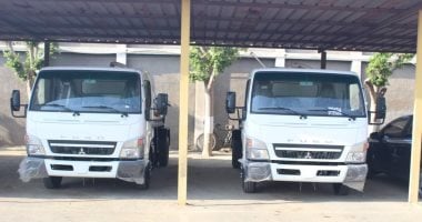 دعم شركة مياه بنى سويف بسيارات كسح لمواجهة الأزمات