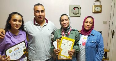 شاهد حكاية روان طالبة الهندسة وشقيقتها حبيبة مع لعبة الملاكمة فى الغربية